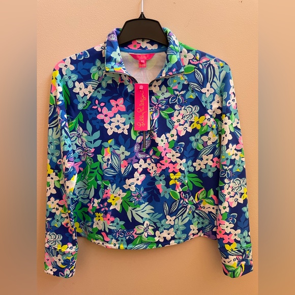 Lilly Pulitzer Upf 50 Melena Popover In Multi Lil Soiree All Day Lilly Pulitzer Upf 50 Melena Popover In Multi Lil Soiree All Day